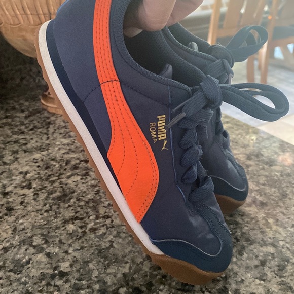 PUMA Unisex-Child Roma Basic Sneaker Sz 2 - Picture 1 of 5